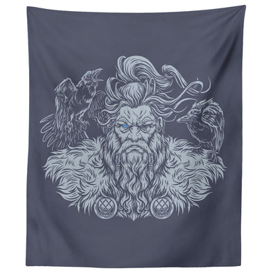 Odin Huginn Muninn TapestryTapestries60" x 50"