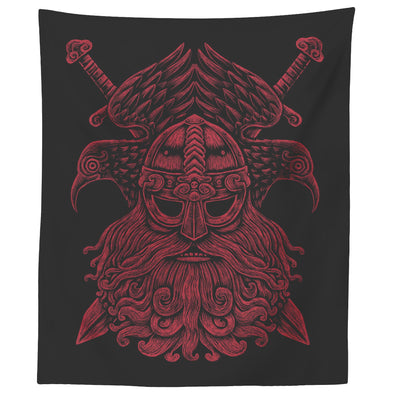 Odin Ravens Norse Knotwork Viking TapestryTapestries60" x 50"