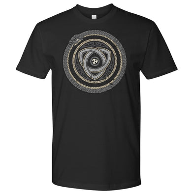 Ouroboros Norse Serpent T-ShirtT-shirtNext Level Mens ShirtBlackS