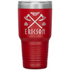 Personalized Norse Viking Axes Knotwork Tumbler 30ozTumblersRed