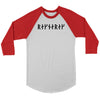 Ragnarok Black Runes Raglan ShirtT-shirtCanvas Unisex 3/4 RaglanWhite/RedS