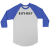 Ragnarok Black Runes Raglan ShirtT-shirtCanvas Unisex 3/4 RaglanWhite/RoyalS