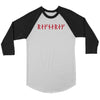 Ragnarok Red Runes Raglan ShirtT-shirtCanvas Unisex 3/4 RaglanWhite/BlackS