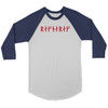 Ragnarok Red Runes Raglan ShirtT-shirtCanvas Unisex 3/4 RaglanWhite/NavyS