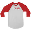 Ragnarok Red Runes Raglan ShirtT-shirtCanvas Unisex 3/4 RaglanWhite/RedS