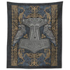 Raven Thors Hammer Knotwork Wall TapestryTapestries60" x 50"