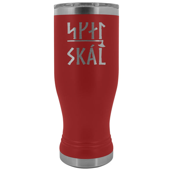 Skál Norse Runes Etched Tumbler 20ozTumblersRed