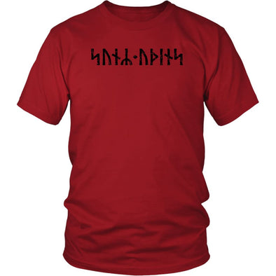 Son of Odin Norse Futhark Viking Runes T-ShirtT-shirtDistrict Unisex ShirtRedS