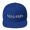 Son of Thor Norse Runes Snapback HatRoyal Blue