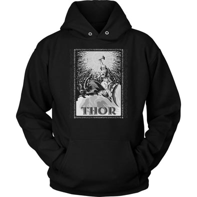 Thor Norse Viking HoodieT-shirtUnisex HoodieBlackS