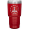 Thors Hammer Runes Etched Tumbler 30ozTumblersRed
