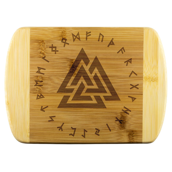 Valknut Runes Wood Cutting BoardWood Cutting BoardsSmall - 8"x5.75"
