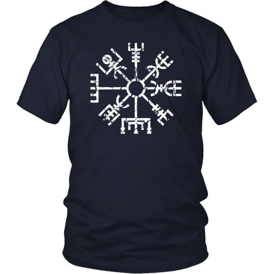 Vegvisir Norse Viking Compass T-ShirtT-shirtDistrict Unisex ShirtNavyS