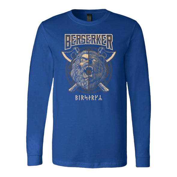 Viking Berserker Long Sleeve ShirtT-shirtCanvas Long Sleeve ShirtRoyalS
