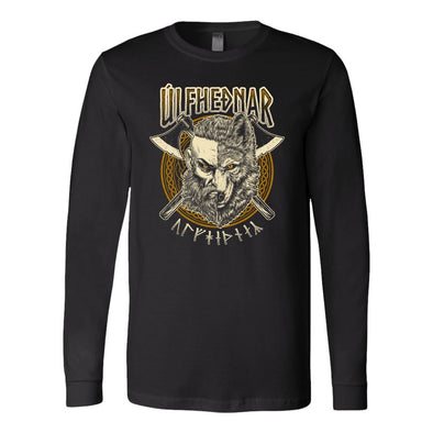 Viking Ulfhednar Long Sleeve ShirtT-shirtCanvas Long Sleeve ShirtBlackS