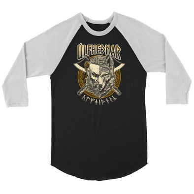 Viking Ulfhednar Raglan ShirtT-shirtCanvas Unisex 3/4 RaglanBlack/WhiteS