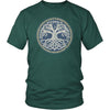 Yggdrasil Knotwork Runes ShirtT-shirtDistrict Unisex ShirtDark GreenS