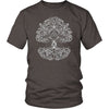 Yggdrasil Knotwork ShirtT-shirtDistrict Unisex ShirtHeather BrownS