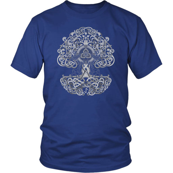 Yggdrasil Knotwork ShirtT-shirtDistrict Unisex ShirtRoyal BlueS