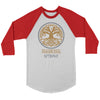 Yggdrasil Pagan Raglan ShirtT-shirtCanvas Unisex 3/4 RaglanWhite/RedS