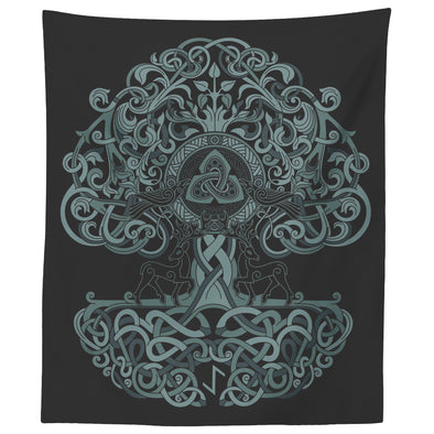 Yggdrasil Pagan Tree of Life TapestryTapestries60" x 50"