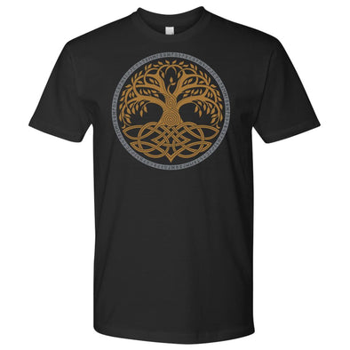 Yggdrasil Pagan Viking T-ShirtT-shirtNext Level Mens ShirtBlackS