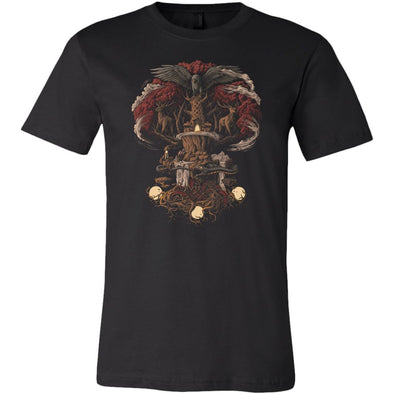 Yggdrasil Tree of Life T-ShirtT-shirtCanvas Mens ShirtBlackS