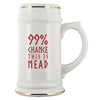 99% Chance This Is Mead Ceramic Beer SteinDrinkwareRed Text