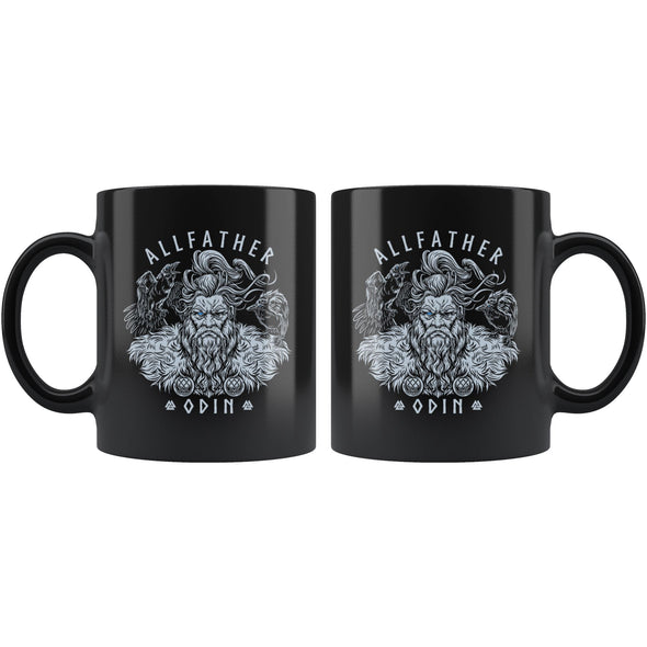 Allfather Odin Black MugDrinkware