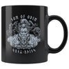 Allfather Odin Black MugDrinkwareSon of Odin