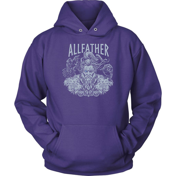 Allfather Odin HoodieT-shirtUnisex HoodiePurpleS