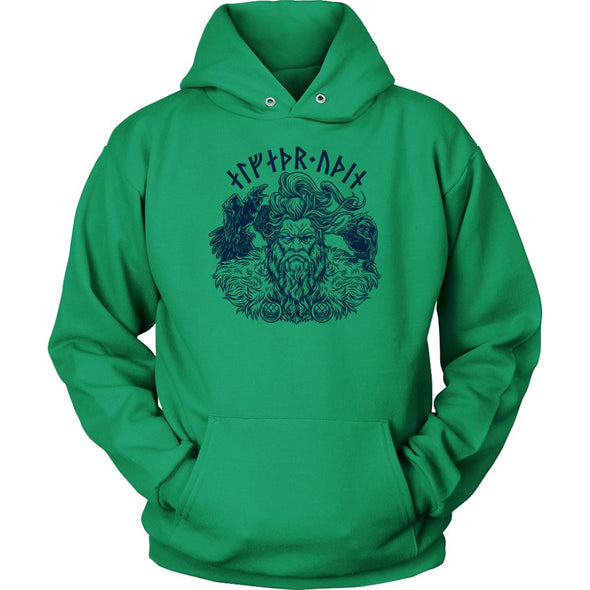 Allfather Odin Runes HoodieT-shirtUnisex HoodieKelly GreenS