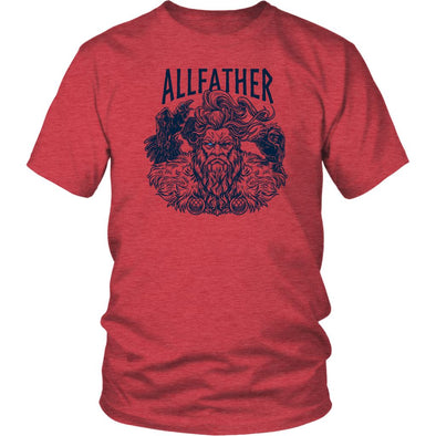 Allfather Odin T-ShirtT-shirtDistrict Unisex ShirtHeather RedS