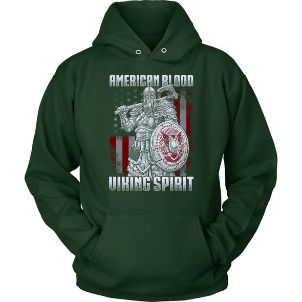 American Blood Viking Spirit HoodieT-shirtUnisex HoodieDark GreenS