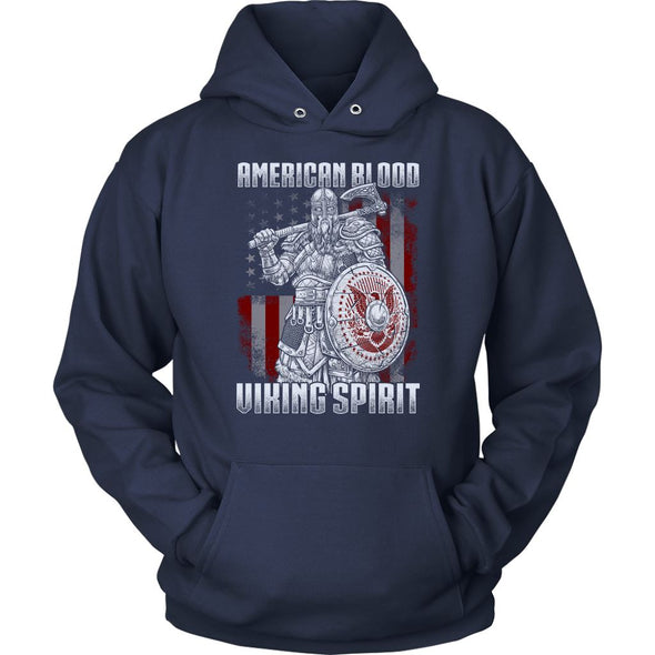 American Blood Viking Spirit HoodieT-shirtUnisex HoodieNavyS