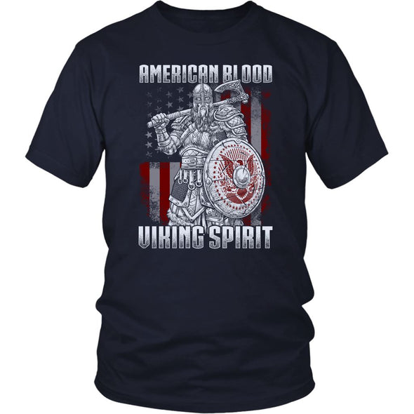 American Blood Viking Spirit T-ShirtT-shirtDistrict Unisex ShirtNavyS