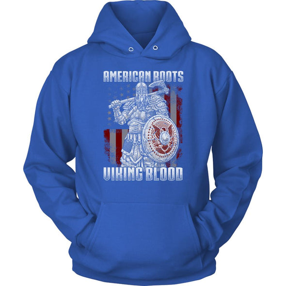 American Roots Viking Blood HoodieT-shirtUnisex HoodieRoyal BlueS