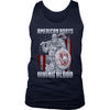 American Roots Viking Blood Mens Tank TopT-shirtDistrict Mens TankNavyS