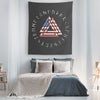 American Valknut Futhark Runes TapestryTapestries