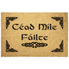 Cead Mile Failte Celtic Welcome Irish Gaelic Outdoor DoormatHome Goods