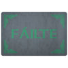 Celtic Gaelic Failte Welcome DoormatDoormatDark Grey