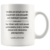 Celtic Gaelic Proverb Quote Adversity Prosperity White Ceramic Mug 11ozDrinkwareVersion 2