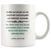 Celtic Gaelic Proverb Quote Adversity Prosperity White Ceramic Mug 11ozDrinkwareVersion 5