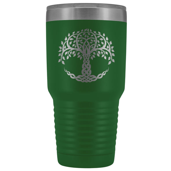 Celtic Tree of life Etched Tumbler 30ozTumblersGreen