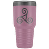 Celtic Triskele Triskelion Etched Tumbler 30ozTumblersLight Purple