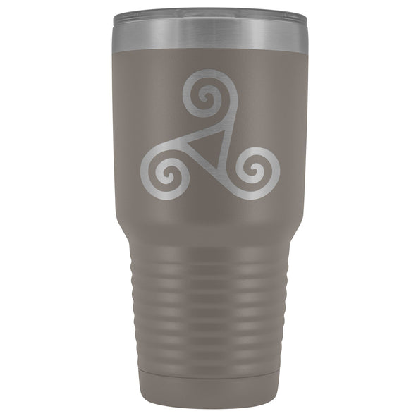 Celtic Triskele Triskelion Etched Tumbler 30ozTumblersPewter