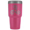 Celtic Triskele Triskelion Etched Tumbler 30ozTumblersPink