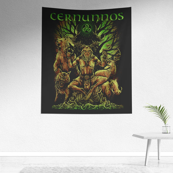 Cernunnos Celtic Pagan Mythology Wall Tapestry Art DecorWall Art