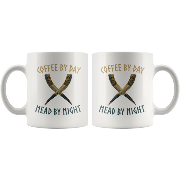 Coffee By Day Mead By Night Viking MugDrinkware