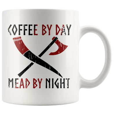 Coffee Mead Viking Horn & Axe MugDrinkware11oz Mug